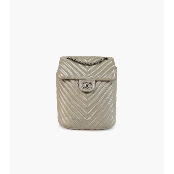 CHANEL Silver Chevron Urban Spirit A-A32829 - Picture 1 of 1